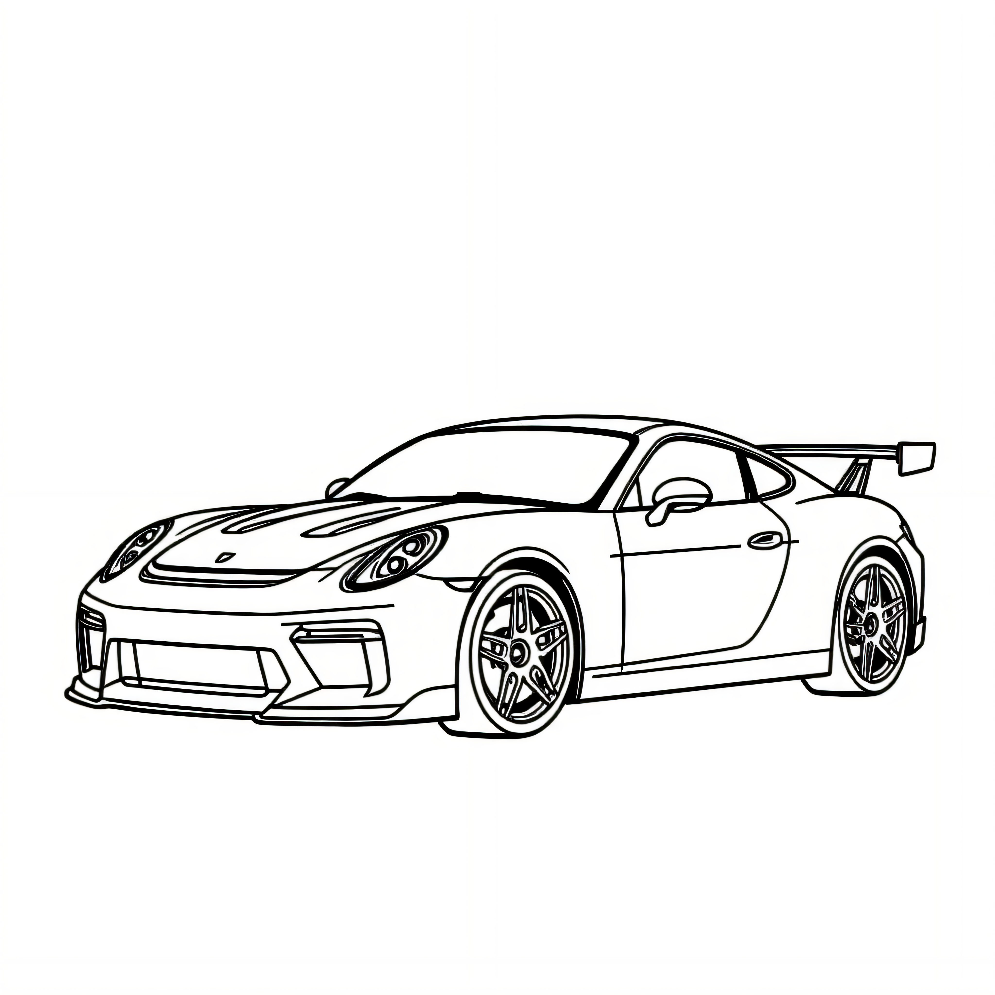 Tractor coloring page for kids